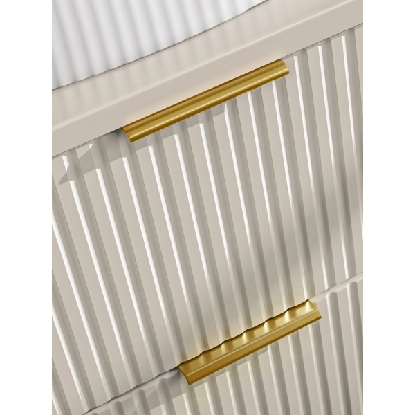 Zestaw Szafka łazienkowa 60 cm z umywalką i szafką boczną wysoką kaszmir Adel Cashmere SET-ADC 60CM SKY HIGH CABINET, Comad